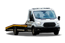 Car Hire Stanley - White Ford Transit Recovery Vehicle - Van hire Stanley
