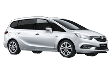 Car Hire Stanley - Vauxhall Zafira 7-Seater - Minibus hire Stanley